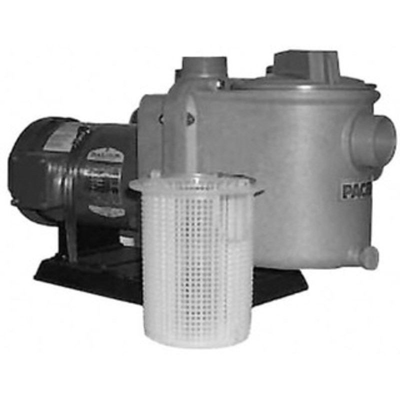 Pacer Pumps 115/230 Volt, 1 Phase, 1/2 HP, Self Priming Pump 60 Max GPM, TEFC Motor, Noryl Housing and Impeller, Carbon Ceramic Seal GNOK2AL C.5C - 48688378