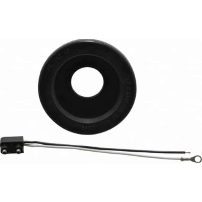 Peterson Manufacturing 3-1/2 Diam, Black Lens & Reflector Rubber 142-18K - 06884100