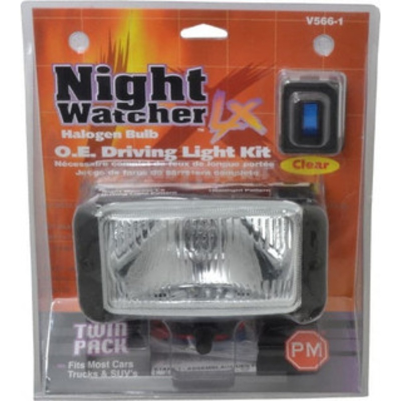 Peterson Manufacturing 55 Watt Clear Automotive Auxilary Light ABS Plastic, 4.6 Amp, 12 V V566-1 - 84960434