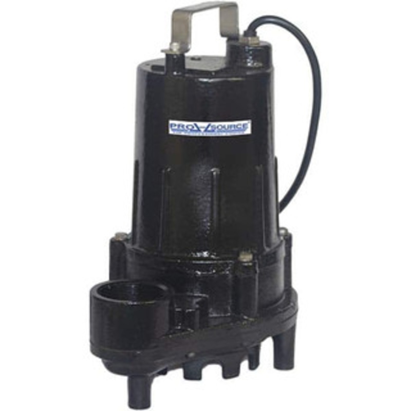 PRO-SOURCE Submersible, Sump & Sewage Pumps, Type: Effluent, Operation: Manual, Voltage: 115 VAC, Amperage Rating: 11, Horsepower: 1/2, Outlet Size: 2 (Inch) PS-090EEF521 - 90338823