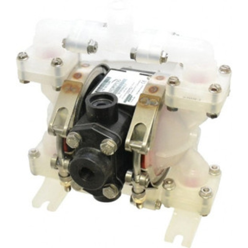 SANDPIPER Pump 1/4 NPT, Nonmetallic, Air Operated Diaphragm Pump Santoprene Diaphragm, Polypropylene Housing PB 1/4,TS4PP. - 05313267