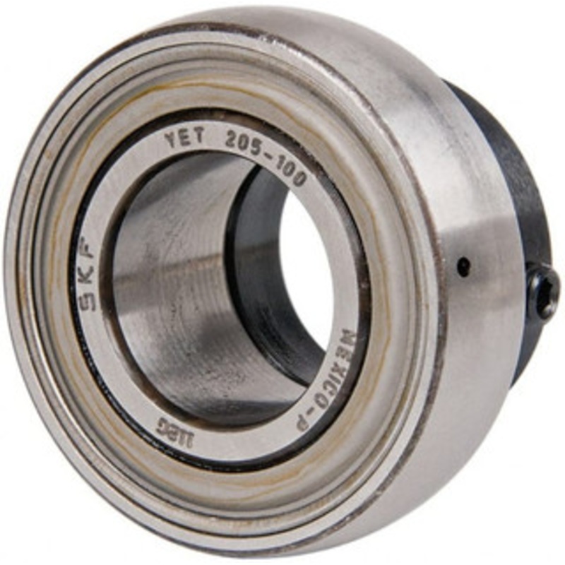 SKF 1 ID x 2.0472 OD, 2,430 Lb Dynamic Capacity, Insert Bearing Insert Bearing 0.5906 Race Width, 1,750 Lb Static Capacity YET 205-100 - 88005632
