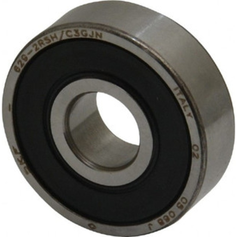 SKF 9mm Bore Diam, 26mm OD, Double Seal Deep Groove Radial Ball Bearing 8mm Wide, 1 Row, Round Bore, 1,960 Nm Static Capacity, 4,750 Nm Dynamic Capacity 629 2RSJEM - 45667995
