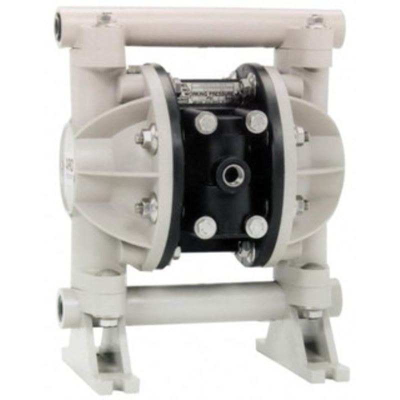 ARO Fluid Management 1/2 NPT, Nonmetallic, Air Operated Diaphragm Pump PTFE Diaphragm, Polypropylene Housing 66605J-344 - 94397981