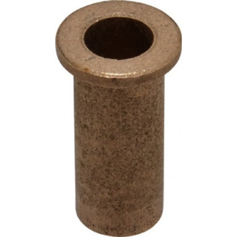 Boston Gear 3/8 Inside x 1/2 Outside Diam, Oil Impregnated Bronze Sleeve Bearing 11/16 Flange Outside Diam, 3/32 Flange Thickness, 1-1/4 OAL 35560 - 06454565