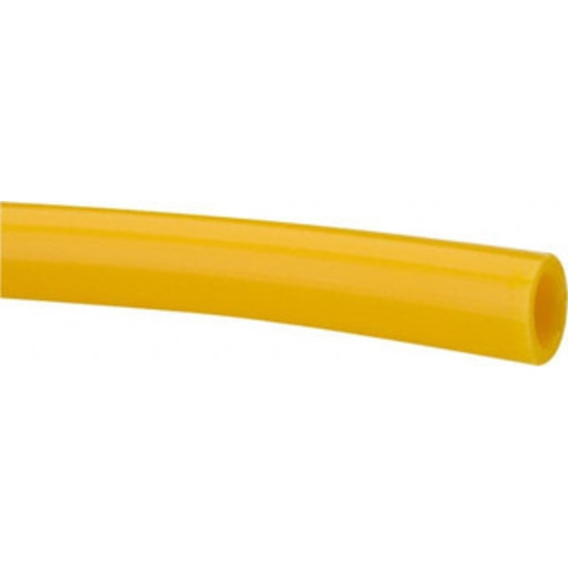 Coilhose Pneumatics 8mm OD, Cut to Length Polyurethane Tube Yellow, 145 Max psi, 95 Hardness PT0815-500Y - 48692909