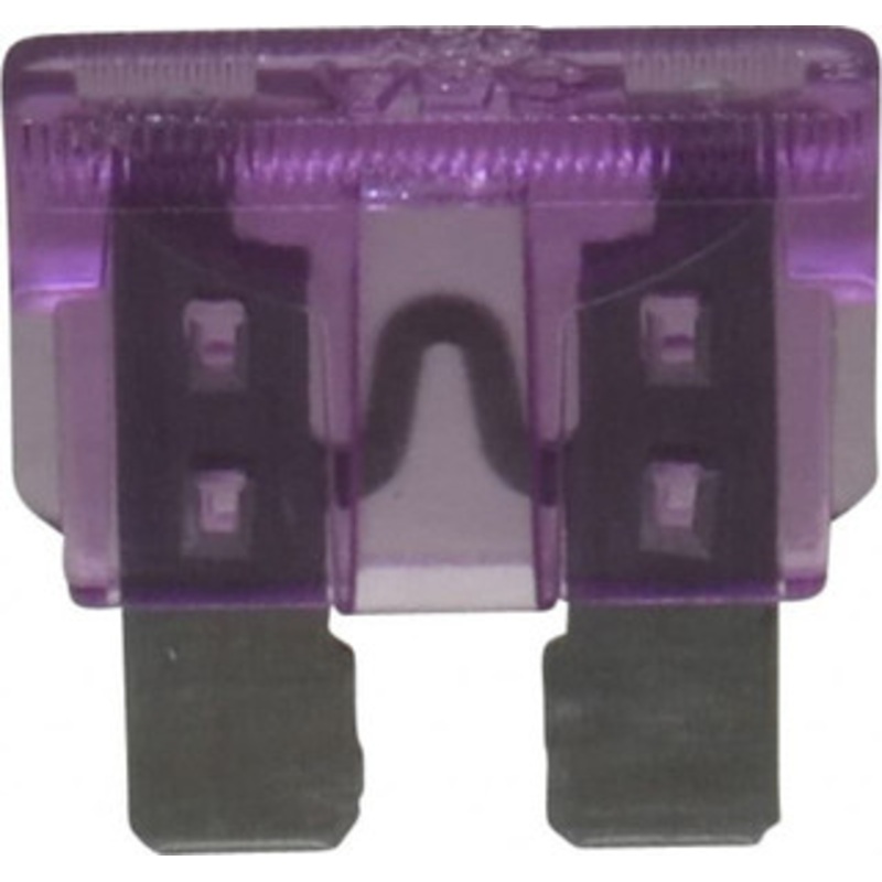 Ferraz Shawmut 35 Amp, 32 VAC/VDC, Fast Acting Automotive Fuse 3/4 Long, Blue/Green, Littlefuse 257035 AF-35-MSC - 02672772