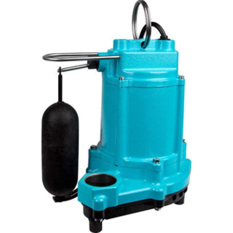 Little Giant Submersible, Sump & Sewage Pumps, Type: Sump Pump, Operation: Integral Diaphragm, Voltage: 115, Amperage Rating: 5, Horsepower: .33, Outlet Size: 1-1/2 (Inch) 506807 - 35850890