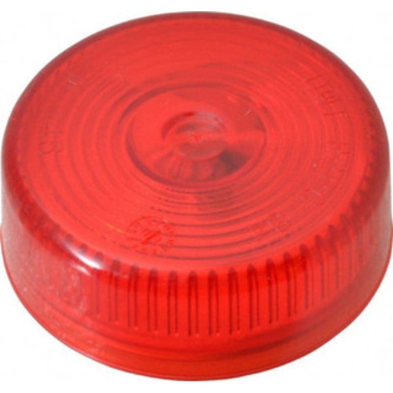 Peterson Manufacturing 2 Diam, Red Lens & Reflector Plastic, 12 Volt 146R - 06884167