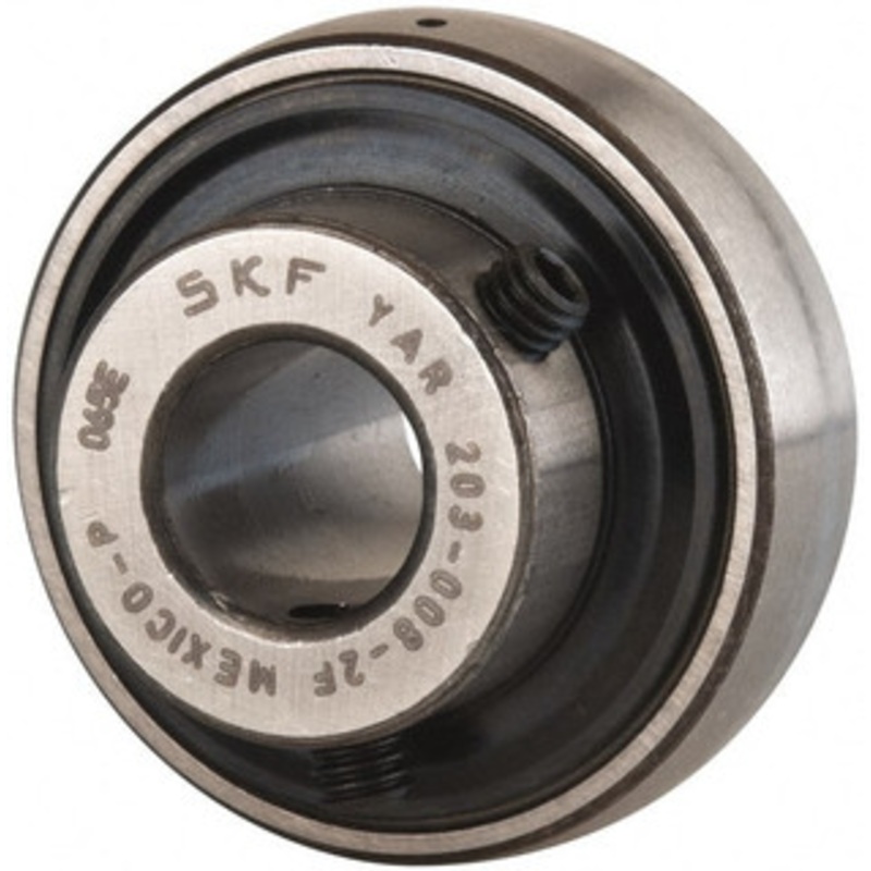 SKF 1/2 ID x 1.5748 OD, 1,650 Lb Dynamic Capacity, Insert Bearing Insert Bearing 0.4724 Race Width, 1,070 Lb Static Capacity YAR 203-008-2F - 88001664