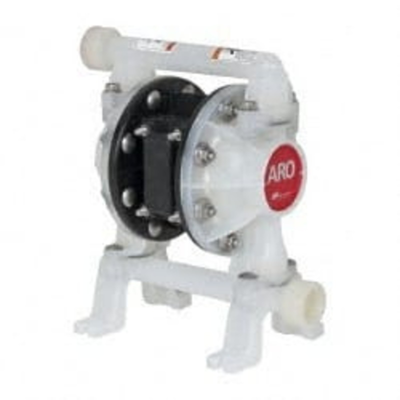 ARO Fluid Management 3/4 NPT, Nonmetallic, Air Operated Diaphragm Pump Santoprene Diaphragm, Polypropylene Housing PD07P-APS-PAA - 60600186
