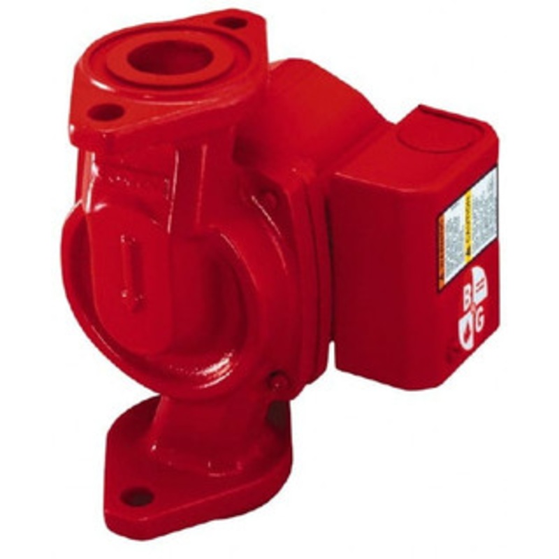 Bell & Gossett 1/25 hp, 5-9/16 Long, 1 Phase, Cast Iron Housing, Polypropylene Impeller, Inline Circulator Pump 115 Volt, 60 Hz, 6-3/8 Flange Width, Bell & Gossett Part No. 103251, 150 Max psi, ODP Motor 103251 - 07499205