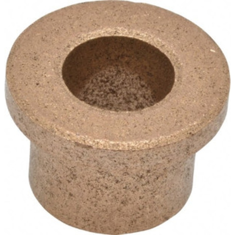 Boston Gear 3/8 Inside x 9/16 Outside Diam, Oil Impregnated Bronze Sleeve Bearing 3/4 Flange Outside Diam, 1/8 Flange Thickness, 1/2 OAL 69196 - 06454573
