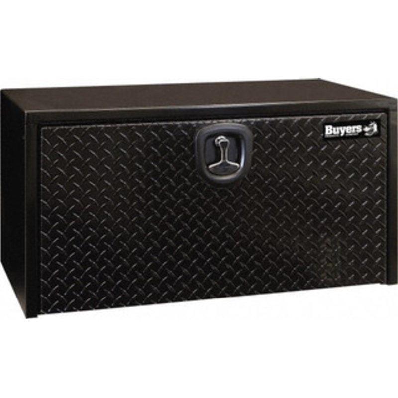 Buyers Products 24 Wide x 18 High x 18 Deep Underbed Tool Box Steel/Aluminum, Black, For All Trucks 1702500 - 44378164