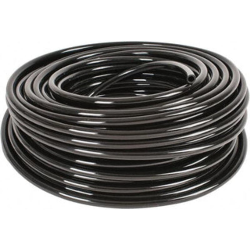 Coilhose Pneumatics 1/4 ID x 3/8 OD, 100 ft. Long, Polyurethane Tube Black, 147 Max psi, -60 to 200F PT0606-100KD - 09774845