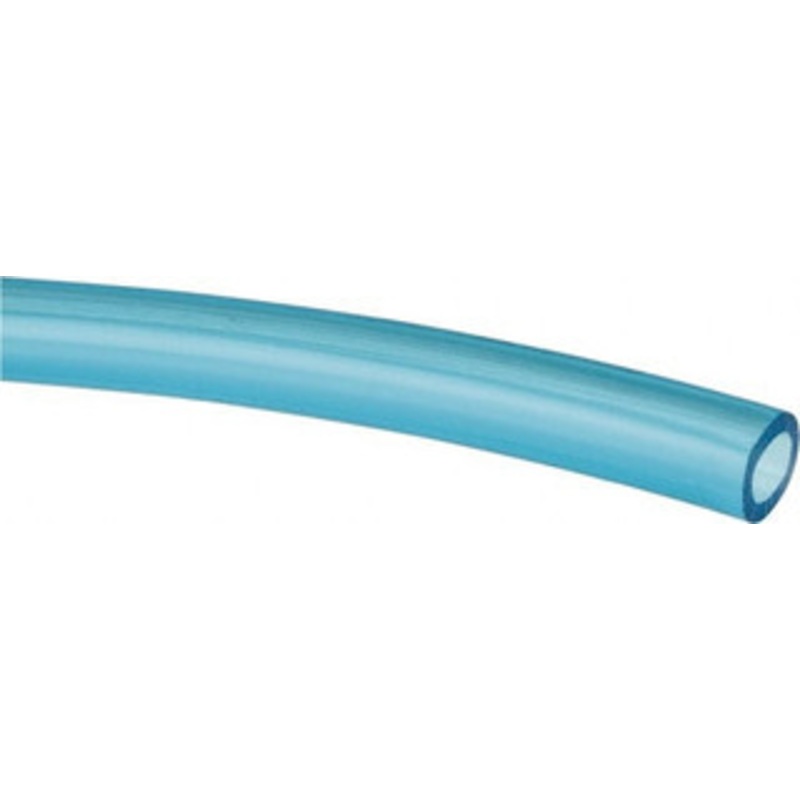 Coilhose Pneumatics 8mm OD, Cut to Length Polyurethane Tube Transparent Blue, 145 Max psi, 95 Hardness PT0815-500TB - 48693089