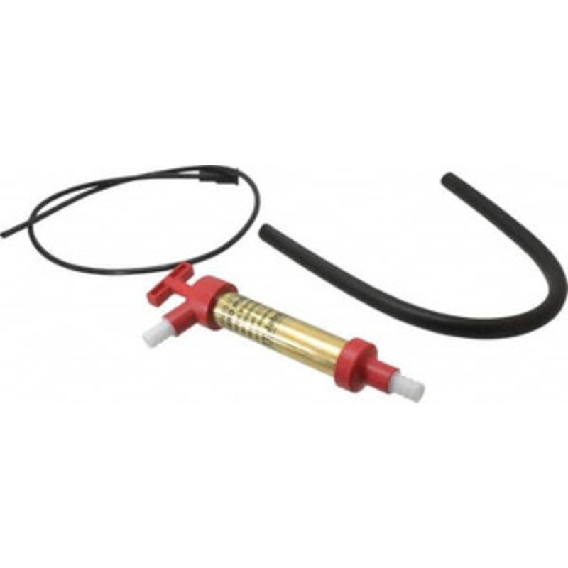 Jabsco 40 Strokes per Gal, 1/2 Outlet, Brass Hand Operated Plunger Pump 3 oz per Stroke, 10-1/4 OAL, For 5 Gal Drums, For Oil & Diesel Fuel 34060-0010 - 07446818