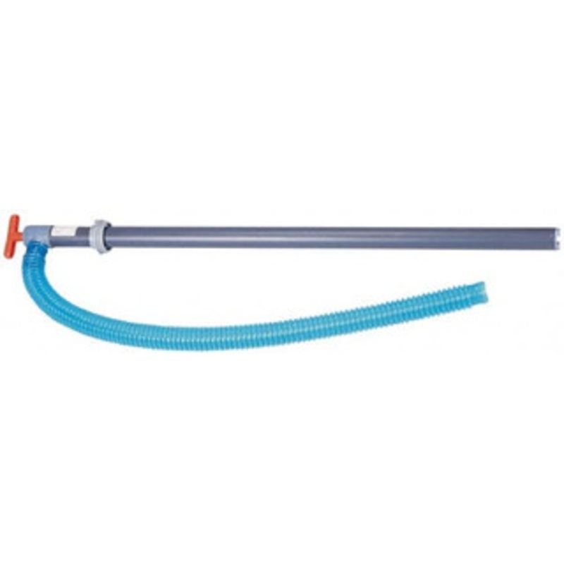Made in USA 1-1/4 Outlet, PVC Hand Operated Transfer Pump 28 oz per Stroke, For Alkali 436PF3-S - 06975288