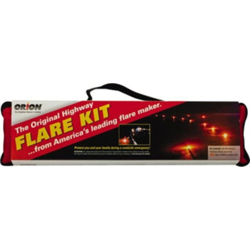 Orion Safety 7-Piece Emergency Roadside Safety Kit Six 30-Minute Flares, Safety Vest 6030 - 58421090