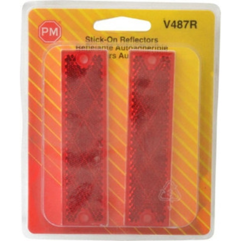 Peterson Manufacturing Red Lens & Reflector Plastic V487R - 06885040