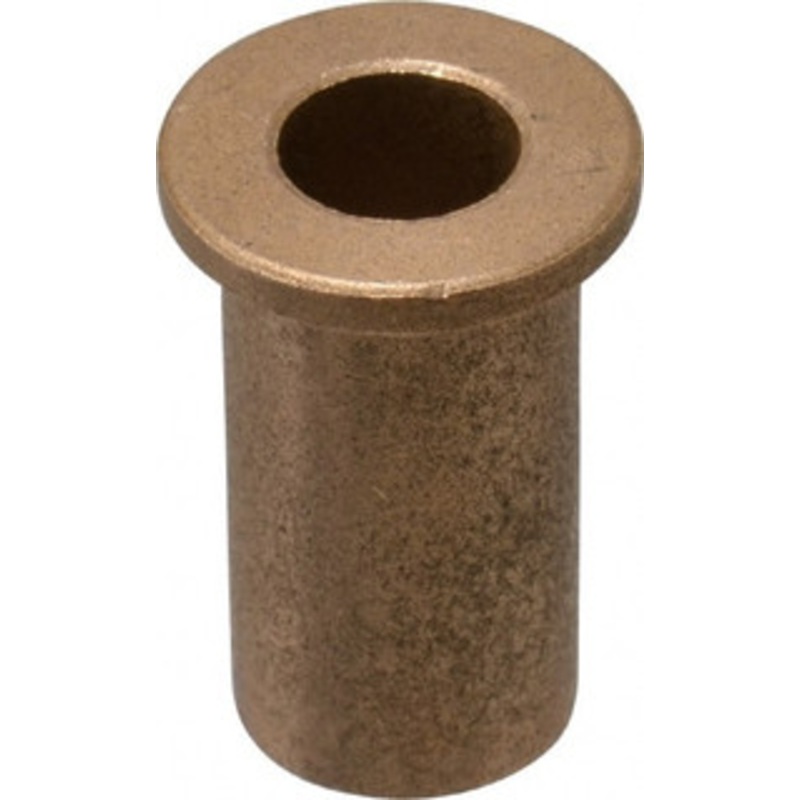 Boston Gear 1/2 Inside x 3/4 Outside Diam, Oil Impregnated Bronze Sleeve Bearing 1 Flange Outside Diam, 1/8 Flange Thickness, 1-1/2 OAL 35606 - 06454862
