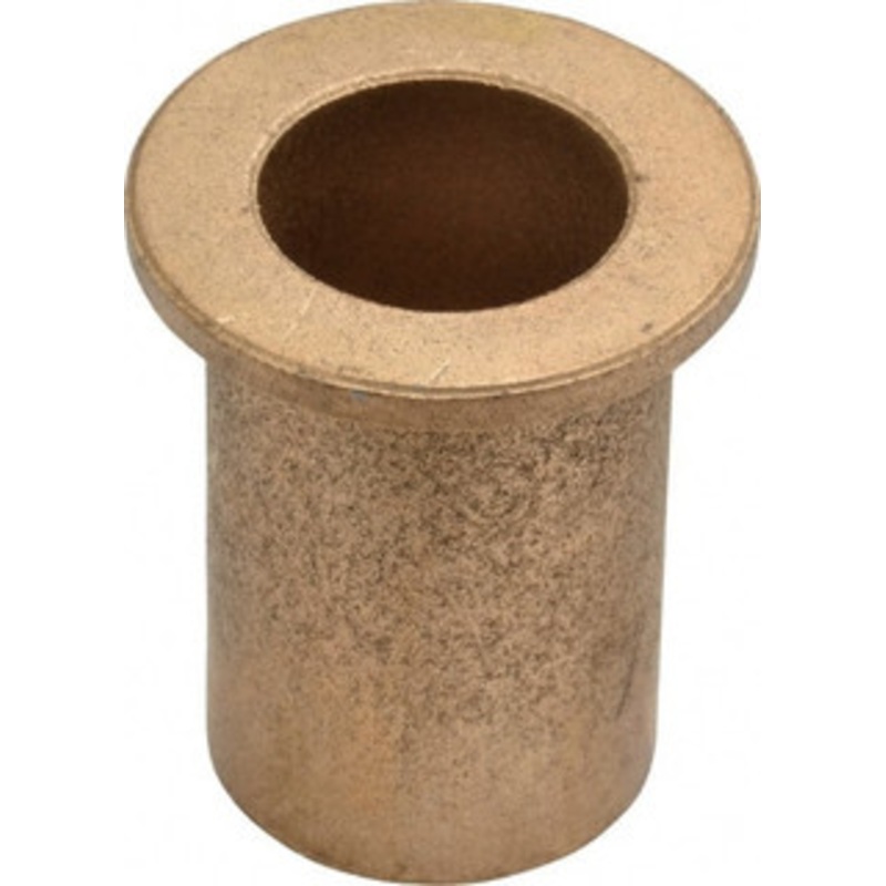 Boston Gear 7/8 Inside x 1-1/8 Outside Diam, Oil Impregnated Bronze SAE-841 Flanged Sleeve Bearing 1-1/2 Flange Outside Diam, 1/8 Flange Thickness, 1-3/4 OAL G00325 - 35402296