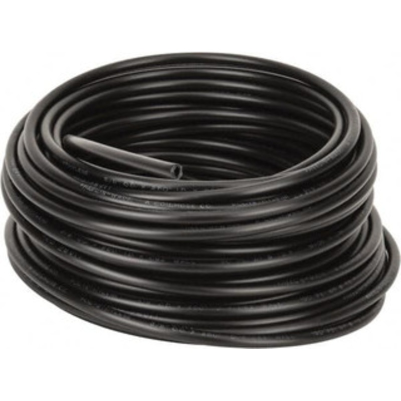 Coilhose Pneumatics 1/4 ID x 3/8 OD, 100 ft. Long, Polyethylene Tube Black, 192 Max psi, -60 to 200F PE064-100KD - 09774746