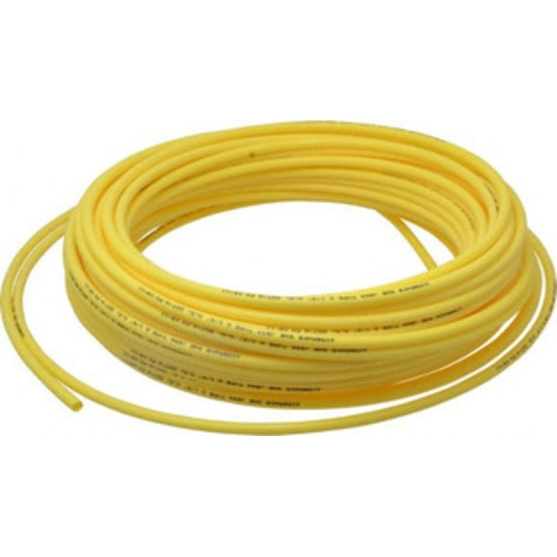 Coilhose Pneumatics 11/64 ID x 1/4 OD, 0.04 Wall Thickness, 100 ft. Long, Nylon 11 Tube Yellow, 150 Max psi ADOT14-100D-Y - 87875183
