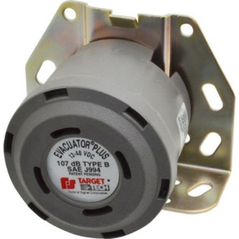 Federal Signal Automotive Back-Up Alarms, Decibel Rating: 97, Voltage: 9-48, Amperage Draw: 0.09@12V, Frequency KHZ: 2.40, Length (Decimal Inch): 2.900, Width (Decimal Inch): 2.9000 210331SSG - 06549919