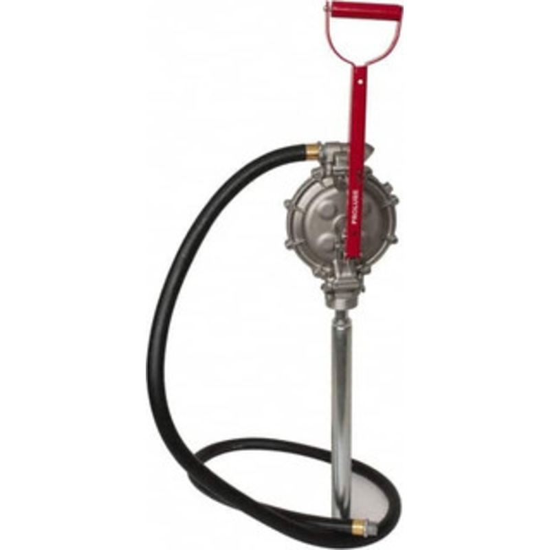 PROLUBE 5 Strokes per Gal, 1/2 Outlet, Aluminum & Stainless Steel Hand Operated Transfer Pump 42 OAL, For 15 to 55 Gal Drums, For Gasoline & Diesel Fuel DPP/1 - 79864963