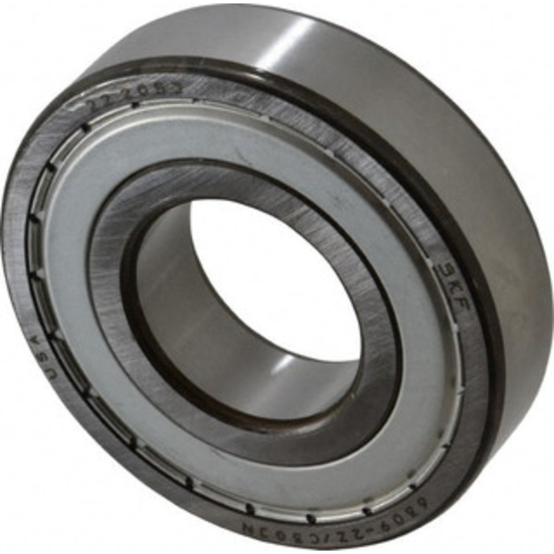 SKF 45mm Bore Diam, 100mm OD, Double Shield Deep Groove Radial Ball Bearing 25mm Wide, 1 Row, Round Bore, 31,500 Nm Static Capacity, 55,300 Nm Dynamic Capacity 6309 2ZJEM - 45668308