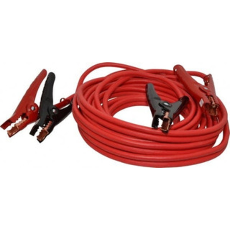 Southwire 25 Ft. Long, 250 Amperage Rating, Insulated No Shock Sidekick Clamp Red, 4 Wire Guage 86620104 - 54092085