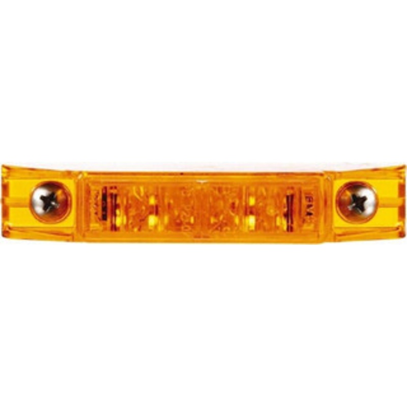 Truck-Lite 4 Long Marker Clearance 12 Volt, LED, Rectangular Lens, Yellow 35375Y - 39603394