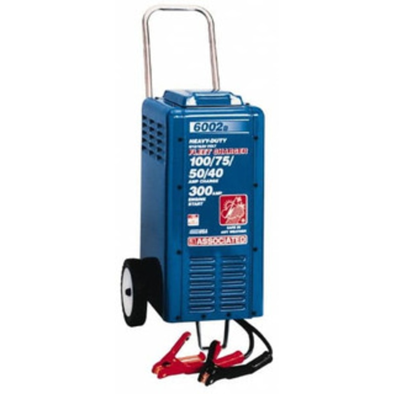 Associated Equipment 6/12/18/24 Volt Heavy-Duty Charger 100 Amps/80 Amps/50 Amps/40 Amps, 400 Starter Amps 6002B - 01294123