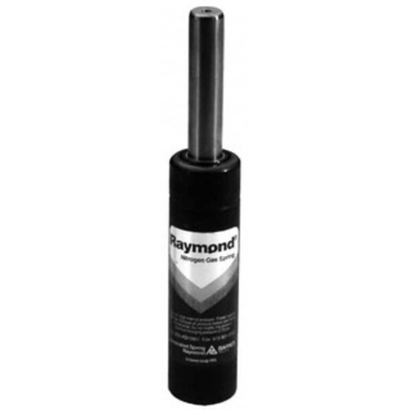 Associated Spring Raymond 19mm Diam, 25mm Max Stroke, Black Nitrogen Gas Spring Cylinder 65mm Body Length, 92mm OAL, User Defined Full Stroke Spring Force, 2,600 psi Initial Charge R19-025  BK - 00015636