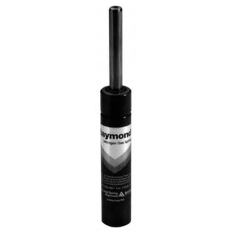 Associated Spring Raymond 25mm Diam, 15mm Max Stroke, Black Nitrogen Gas Spring Cylinder 55mm Body Length, 72mm OAL, User Defined Full Stroke Spring Force, 2,600 psi Initial Charge M2-015  BK - 00015941
