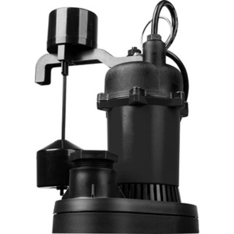 Little Giant Submersible, Sump & Sewage Pumps, Type: Sump Pump, Operation: Piggyback Mechanical Float, Voltage: 115, Amperage Rating: 4.40, Horsepower: .33, Outlet Size: 1-1/2 (Inch) 506251 - 29244142