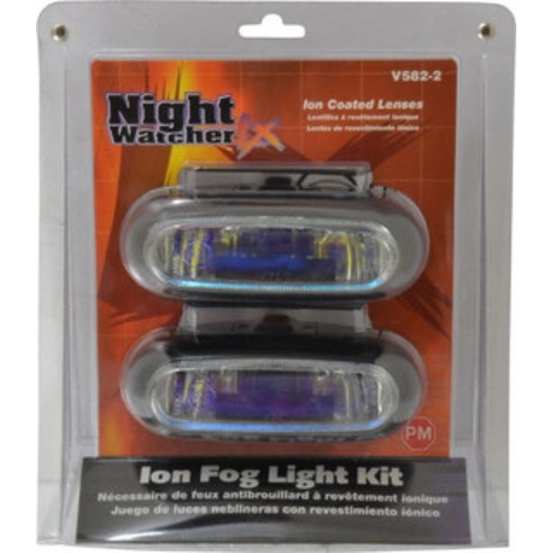 Peterson Manufacturing 55 Watt Ion Blue Automotive Auxilary Light Steel, 4.6 Amp, 12 V V582-2 - 84960327