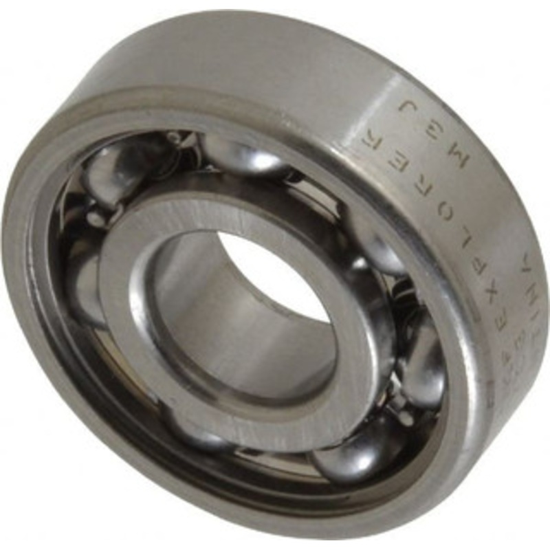 SKF 12mm Bore Diam, 32mm OD, Open Deep Groove Radial Ball Bearing 10mm Wide, 1 Row, Round Bore, 3,100 Nm Static Capacity, 7,280 Nm Dynamic Capacity 6201 JEM - 45667318