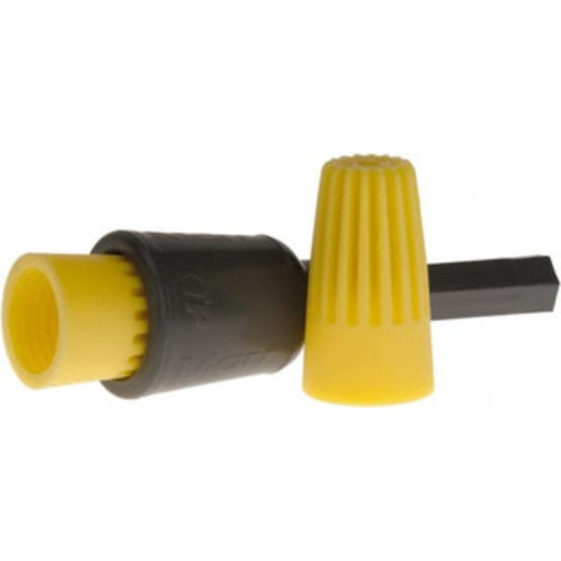 Thomas & Betts 1, 14 &#43 & 2, 18 to 1, 10 + 2, 14 AWG, 600 Volt, Corrosion Resistant, Standard Twist on Wire Connector Yellow 333KP - 08691032