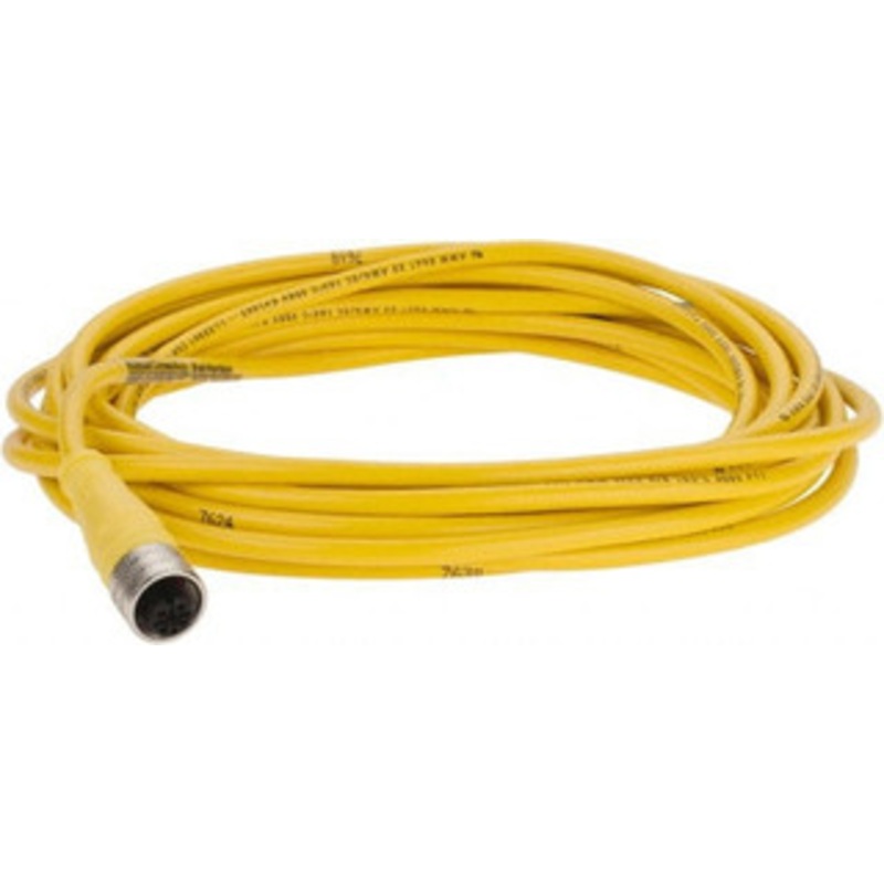 Brad Harrison - Molex 4 Amp, M12 Female Straight to Pigtail Cordset Sensor and Receptacle 250 VAC/VDC, 5m Cable Length, IP67 Ingress Rating 803000A09M050 - 09540949