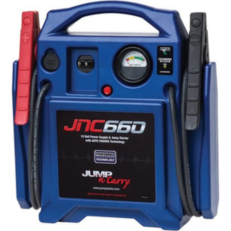 Jump-N-Carry Automotive Battery Chargers & Jump Starters, Type: Jump Starter, Starter Amperage: 425, Voltage: 12 VDC, Battery Size Group: 12 Volt JNC660 - 09702648