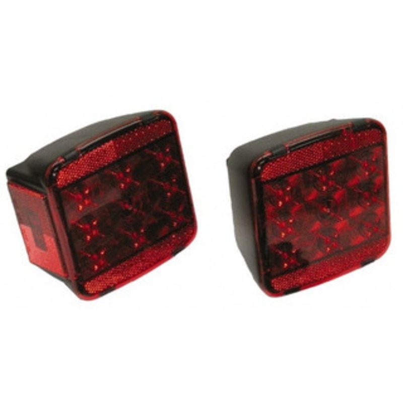 Peterson Manufacturing LED Rear Trailer Light 4-1/2 Long, Red V941 - 63011290