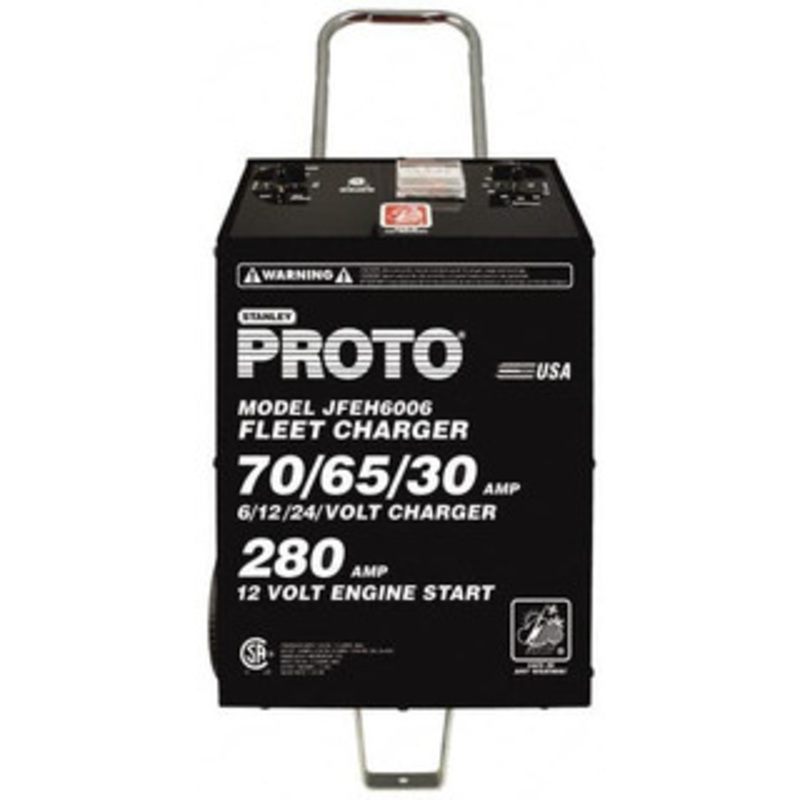Proto Industrial 6-24V DC Wheel Type Charger 500 Amps JFEH6006 - 73437790