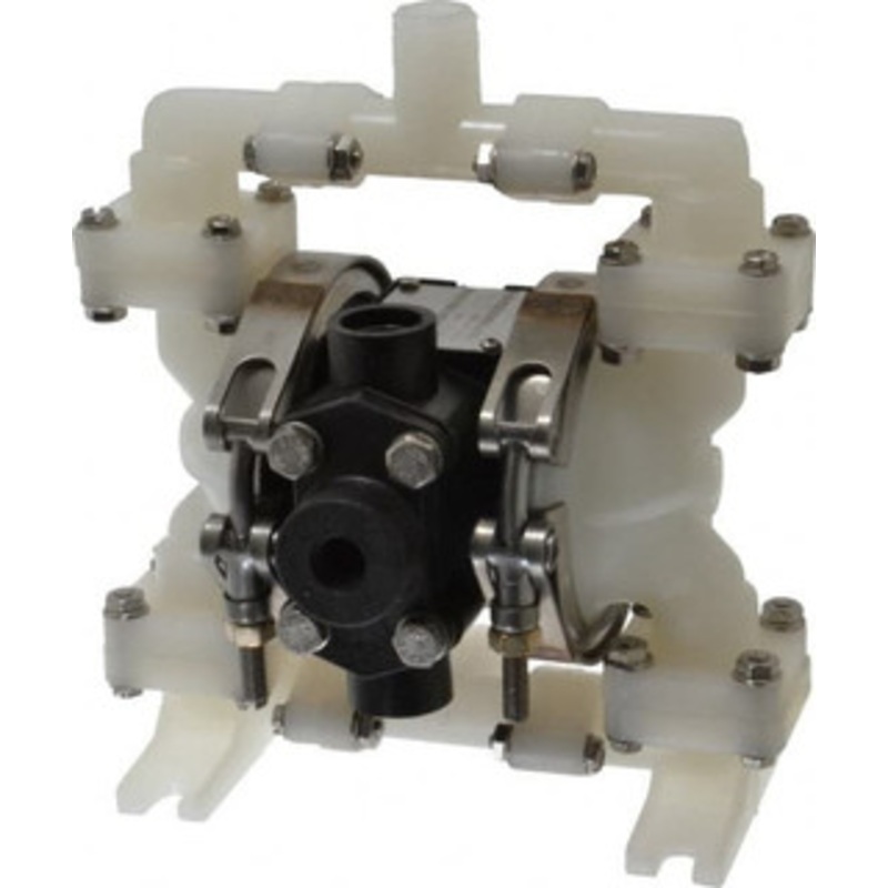 SANDPIPER Pump 1/4 NPT, Nonmetallic, Air Operated Diaphragm Pump PTFE Diaphragm, Kynar Housing PB 1/4,TT4K. - 05313317