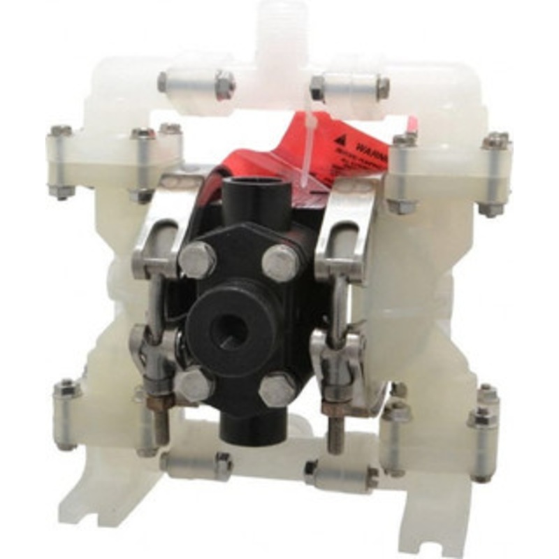 SANDPIPER Pump 1/4 NPT, Nonmetallic, Air Operated Diaphragm Pump PTFE Diaphragm, Polypropylene Housing PB 1/4,TT4PP. - 05313275