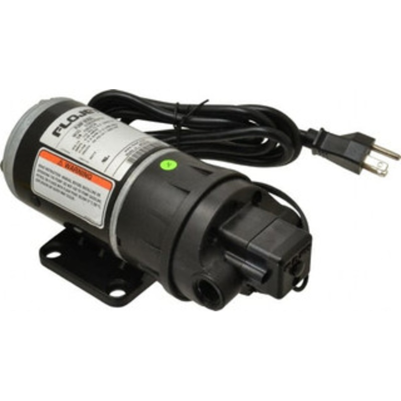Flojet 1/10 HP, 3/8 Inlet Size, 3/8 Outlet Size, Duplex II Demand Diaphragm pump, Diaphragm Spray Pump 115 Input Voltage, Santoprene, Polypropylene, 2500 Max RPM, NPTF D3835H5011A - 07446289