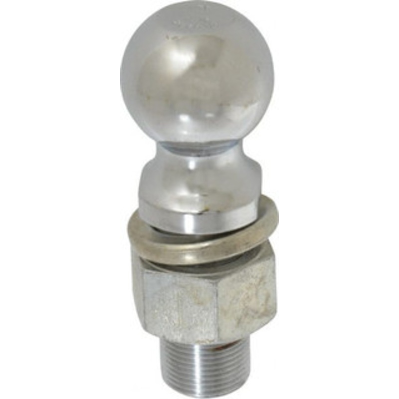 Reese 2 Diam, 2-1/4 Shank Length, Hitch Ball 1-1/4 Shank Diam, 8,000 Lb Capacity, Chrome Finish 63830 - 56427636