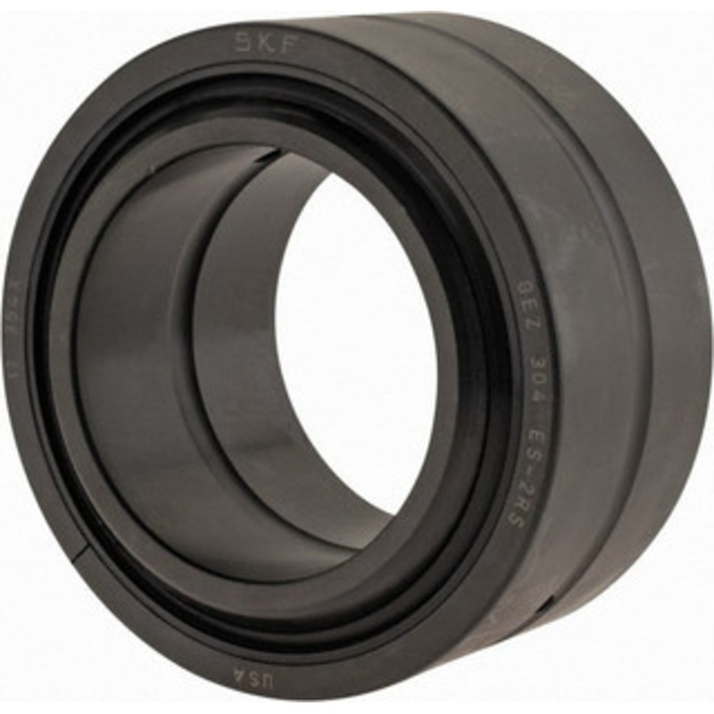 SKF 3-1/4 Bore Diam, 131,625 Lb Dynamic Capacity, Spherical Plain Bearing 5-1/8 OD, 2-27/32 Thick, 396,000 Lb Static Load Capacity GEZ 304 ES-2RS - 86276797