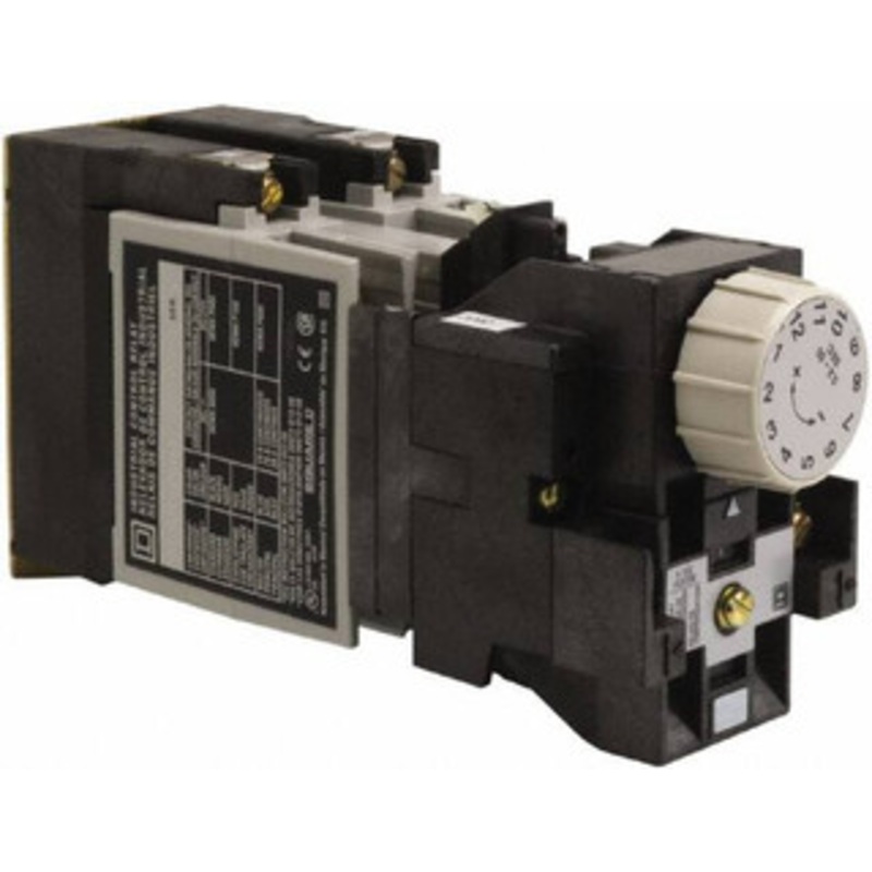 Square D Time Delay Relay 5 & 10 Contact Amp, 110 VAC at 50 Hz & 120 VAC at 60 Hz 8501XO40XTE1V02 - 69655389
